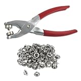 Buy 1 4 Grommet Eyelet Setting Pliers with 100 Silver Grommets by ProTool
