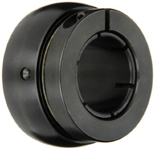 Sealmaster2-14T Bearing Insert, Standard Duty, Skwezloc Collar, Felt Seals, 1-1/4" Bore, 72mm OD, 1-3/4" Width, 15/16" Outer Ring Width