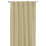 Accents de Ville Faux Dupione Curtain with Back Tabs, Linen, 44-inch x 90-inch by Accents de Ville