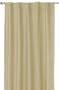 Accents de Ville Faux Dupione Curtain with Back Tabs, Linen, 44-inch x 90-inch