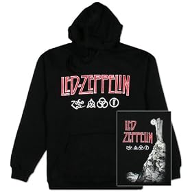Hoodie: Led Zeppelin - Stairway Specialty Products T-Shirt, S - Black