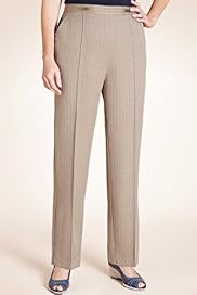Classic Collection Flat Front Chain Pull On Trousers