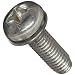 18-8 Stainless Steel Machine Screw, Pan Head, Phillips Drive, Meets ASME B18.13 Specifications, #2-56, 3/4" Length, Pack Of 10