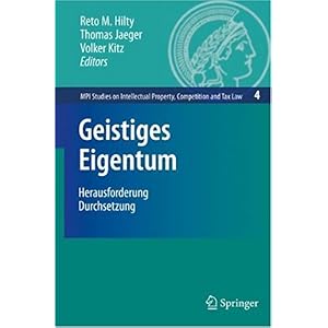 【クリックで詳細表示】Geistiges Eigentum (Mpi Studies on Intellectual Property and Competition Law) [ハードカバー]