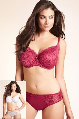 2 Pack Per Una Floral Lace Non Padded DD GG Bras