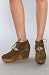 thumbnail: 80%20 The Scarlet Wooden Wedge Wallabee in Chocolate,Shoes for Women from 80%20