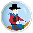 Ride 'em Cowboy #1 Knob by Olive Kids