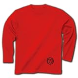 義太夫三味線 長袖Tシャツ(赤) M