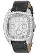 Michael Kors #MK5103 Women's Leather Strap Diamond Accented Chronograph Watch