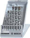 Bosch Zubehoer 2608597712 7tlg. Betonbohrer-Set Silver Percussion 4; 5; 6; 7; 8; 10; 12 mm