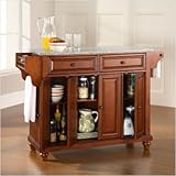 Crosley Furniture Cambridge Solid Granite Top Kitchen Island in Classic Che ....