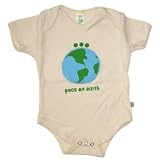 Peas on Earth - Certified Organic Cotton Baby Bodysuit