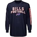 Reebok Buffalo Bills Youth Navy Blue Stacks Long Sleeve T-shirt