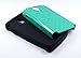 Thousand Eight(TM) For LG Volt LS740 Diamond Studded Silicone Rubber Skin Hard Case + [FREE LCD Screen Protector Shield(Ultra Clear)+Touch Screen Stylus] (Diamond teal)