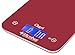 Ozeri Touch II Digital Kitchen Scale with Microban Antimicrobial Product Protection, 18 lb, Red Engine