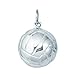 Sterling Silver 3-D VOLLY BALL Charm Sterling Silver 3-D VOLLY BALL Charm