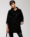 Drop Shoulder Button Down Coat