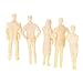 20pcs Unpainted Model Train People Figures 1:30
