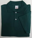 Fruit of the Loom lightweight polo shirt Bottle green Small