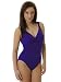 Blue Women's Miraclesuit One Piece Tank SwimSuit Slimming Swimwear Talla Retails $128 Sizes 10 12 14 16 or 18 Sizes: 16