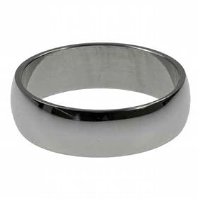 316L Stainless Steel Ring, Width: 7mm, Sizes: 5.0-13.0
