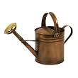 17" Antique Style Rustic Copper Colored Decorative Garden Watering Can
