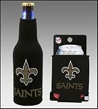 SET OF 2 NEW ORLEANS SAINTS CAN & BOTTLE KOOZIE COOLER