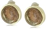 KARA by Kara Ross Resin Imprint Stud Earrings, Copper Water Snake