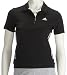 Adidas Response Court Polo Shirt Womens Black/White - Size 6