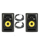 KRKRP5 G2 Rokit Powered Studio Monitor + XLR Cables