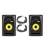 KRK RP5 G2 Rokit Powered Studio Monitor + 2 Whirlwind XLR 20' Cable's + Unique Squared Vinyl Stickers