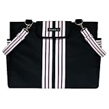 Black Baby Pink Lexington Diaper Bag