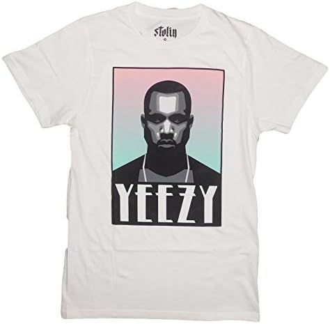 Men's Graphic Arts Design Fashion T-Shirts by Stolin (Small, WHITE KW)