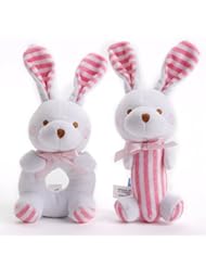 Toy: Premium Quality-Soft Baby Rattle- Plush- Sensory-Activity Toy Pink, a cute Baby Girl Gifts-Baby Girl Toys - A&T ENTERPRISE