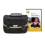 Nikon D3000-D5000 DSLR Starter Kit with Nikon School DVD Fast, Fun & Easy III / IV and D-SLR System Case