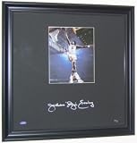 Julius Erving Signed LE Mat Framed w/8x10 UDA