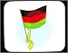 Decorated Mouse Pad with country, international, Malawi