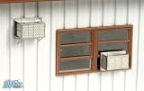 BLMA Models HO Scale Kit Window Mounted Air Conditioner