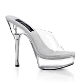 Pleaser Allure-601 5.5 Inch Stiletto Heel Platform Sandal Size 7