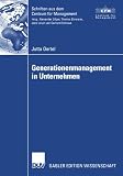 Produkt-Bild: Generationenmanagement in Unternehmen (Schriften aus dem Centrum f&uuml;r Managment (CfM))