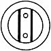 Johnson Prod. 21-3PPK2 Suncrest Pocket Door Pull