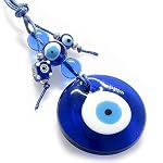 glass evil eye charm