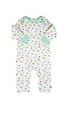 Green Baby Playsuit (0 - 3 Months, Multi Colour)