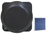 Premium Attic Fan with 12.6w Solar Panel