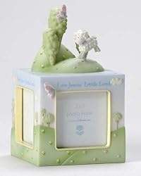 "I Am Jesus' Little Lamb" 3" x 3" Baby Photo Cube