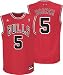 Carlos Boozer Jersey: adidas Red Replica #5 Chicago Bulls Jersey