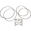 Rubber Cord Necklaces 16" & 18" 4Pcs