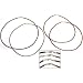 Rubber Cord Necklaces 16" & 18" 4Pcs