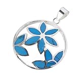 SilberDream Ketten Anh�nger 925 Silber Blume SDH012Tvon "SilberDream"