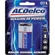 AC Delco 9V Maximum Power Alkaline Retail Battery - Single